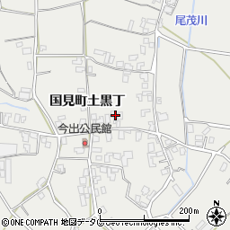 長崎県雲仙市国見町土黒丁周辺の地図