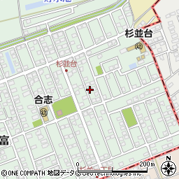 熊本県合志市幾久富1656-429周辺の地図