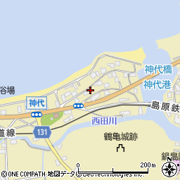 長崎県雲仙市国見町神代戊63周辺の地図