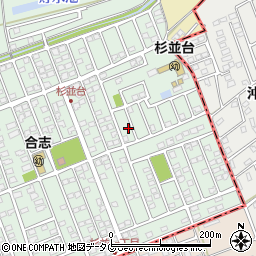 熊本県合志市幾久富1656-529周辺の地図