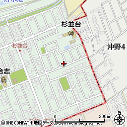 熊本県合志市幾久富1656-570周辺の地図