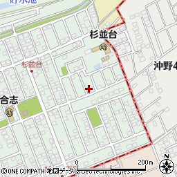 熊本県合志市幾久富1656-545周辺の地図