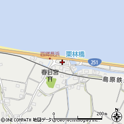 長崎県雲仙市瑞穂町西郷甲636周辺の地図