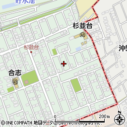 熊本県合志市幾久富1656-526周辺の地図