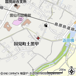 長崎県雲仙市国見町土黒甲1024周辺の地図