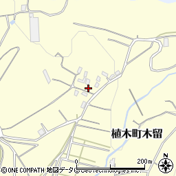 熊本県熊本市北区植木町木留1651周辺の地図