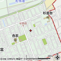 熊本県合志市幾久富1656-430周辺の地図