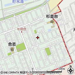 熊本県合志市幾久富1656-530周辺の地図