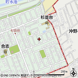 熊本県合志市幾久富1656-546周辺の地図