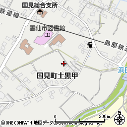 長崎県雲仙市国見町土黒甲1018周辺の地図