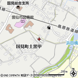 長崎県雲仙市国見町土黒甲1026周辺の地図