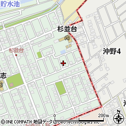 熊本県合志市幾久富1656-578周辺の地図