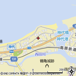 長崎県雲仙市国見町神代戊50周辺の地図