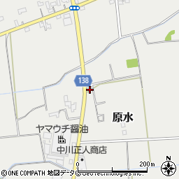 熊本県菊池郡菊陽町原水5464-10周辺の地図