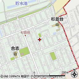 熊本県合志市幾久富1656-532周辺の地図