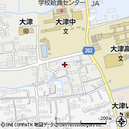 熊本県菊池郡大津町室324-7周辺の地図