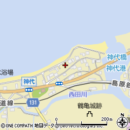 長崎県雲仙市国見町神代戊62周辺の地図