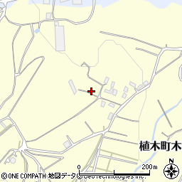 熊本県熊本市北区植木町木留1639周辺の地図