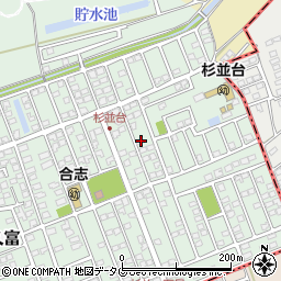 熊本県合志市幾久富1656-431周辺の地図
