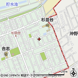 熊本県合志市幾久富1656-547周辺の地図
