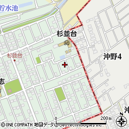 熊本県合志市幾久富1656-635周辺の地図