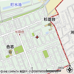熊本県合志市幾久富1656-524周辺の地図