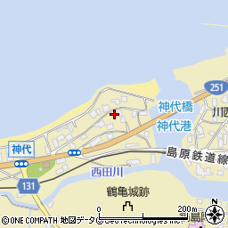 長崎県雲仙市国見町神代戊43周辺の地図