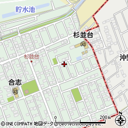 熊本県合志市幾久富1656-523周辺の地図