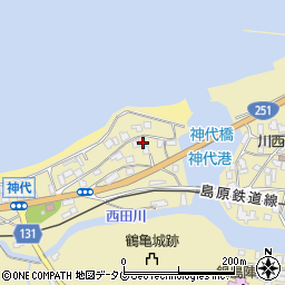 長崎県雲仙市国見町神代戊44周辺の地図