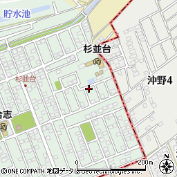 熊本県合志市幾久富1656-576周辺の地図
