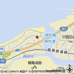 長崎県雲仙市国見町神代戊33周辺の地図