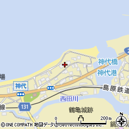 長崎県雲仙市国見町神代戊47周辺の地図