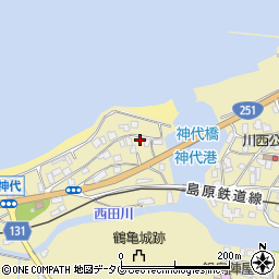 長崎県雲仙市国見町神代戊59周辺の地図