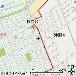 熊本県合志市幾久富1656-644周辺の地図
