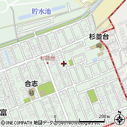 熊本県合志市幾久富1656-439周辺の地図
