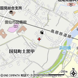長崎県雲仙市国見町土黒甲1039周辺の地図