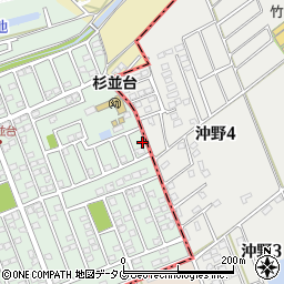 熊本県合志市幾久富1656-647周辺の地図