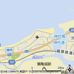 長崎県雲仙市国見町神代戊49周辺の地図