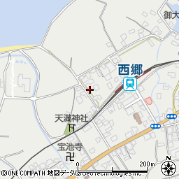 長崎県雲仙市瑞穂町西郷辛198周辺の地図