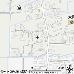 熊本県菊池郡大津町室398-4周辺の地図