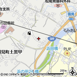 長崎県雲仙市国見町土黒甲523周辺の地図