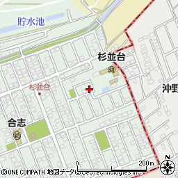 熊本県合志市幾久富1656-560周辺の地図