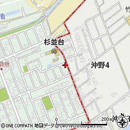 熊本県合志市幾久富1656-646周辺の地図