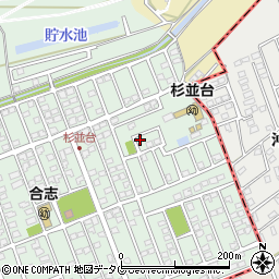 熊本県合志市幾久富1656-557周辺の地図