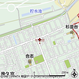 熊本県合志市幾久富1656-413周辺の地図