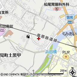 長崎県雲仙市国見町土黒甲522周辺の地図