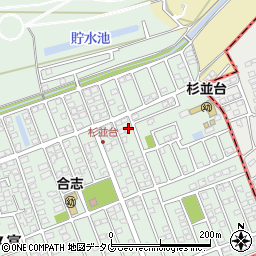 熊本県合志市幾久富1656-437周辺の地図