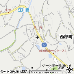 長崎県大村市西部町1738-4周辺の地図