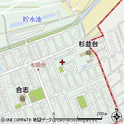 熊本県合志市幾久富1656-556周辺の地図