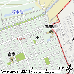 熊本県合志市幾久富1656-555周辺の地図